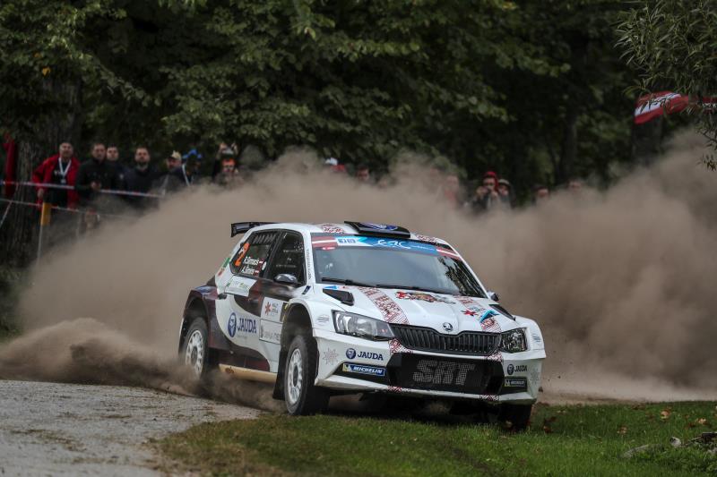 02 Sirmacis Ralfs Simins Arturs Skoda Fabia R5 Action during the 2016 European Rally Championship ERC Liepaja rally,  from september 16 to 18 at Liepaja, Lettonie - Photo Jorge Cunha / DPPI