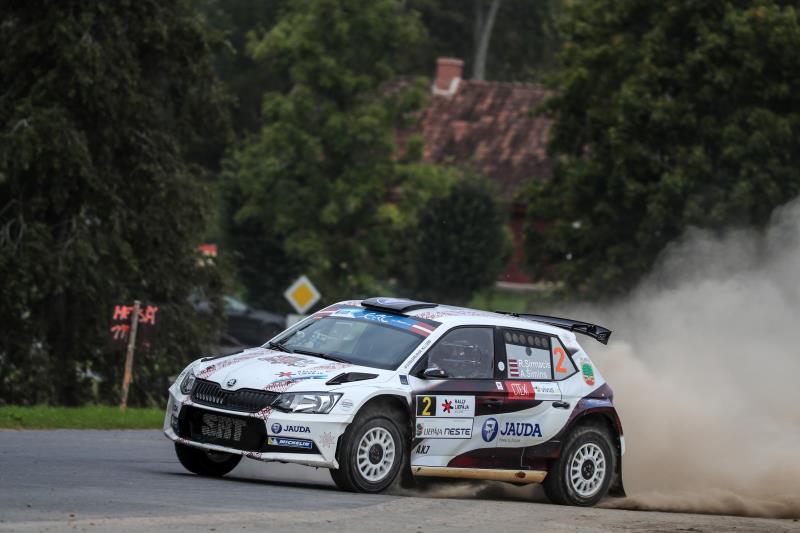 02 Sirmacis Ralfs Simins Arturs Skoda Fabia R5 Action during the 2016 European Rally Championship ERC Liepaja rally, from september 16 to 18 at Liepaja, Lettonie - Photo Jorge Cunha / DPPI